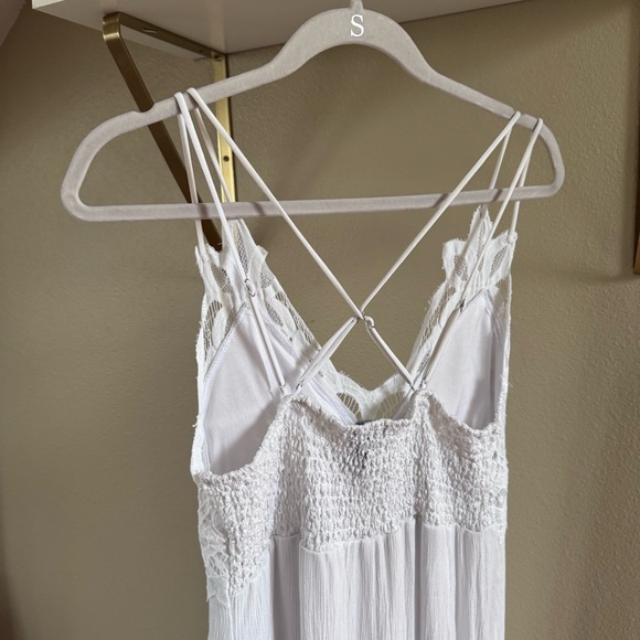 white Rue21 maxi dress with lace and straps - Picture 8 of 8